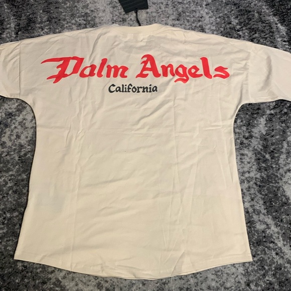 Palm Angels Greetings From PA California Apricot T-Shirt Men’s Size Large - Picture 2 of 2